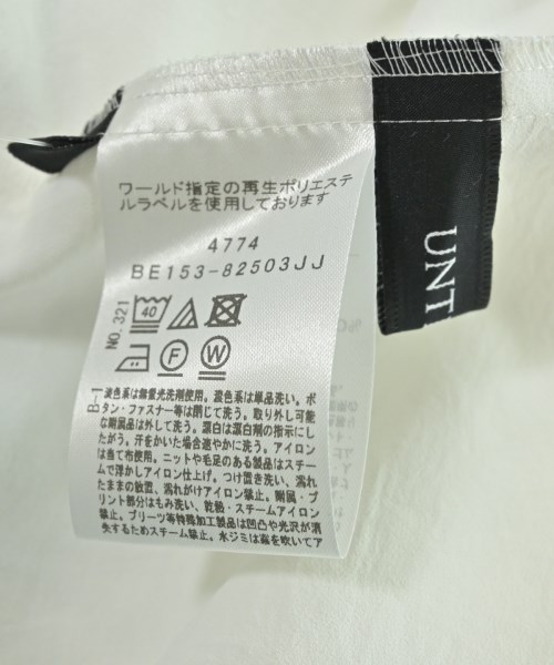 UNTITLED（アンタイトル）ブラウス 白 サイズ:3(L位) レディース/2200612859104