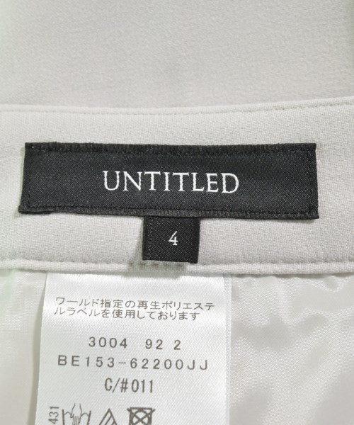 UNTITLED（アンタイトル）その他 グレー サイズ:4(XL位) レディース/2200612859135