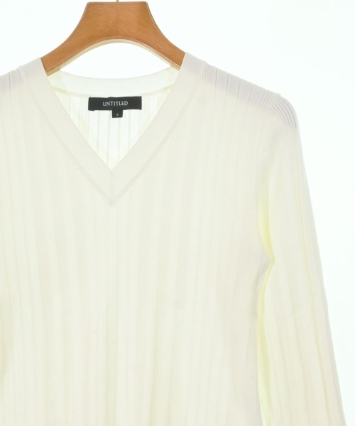 UNTITLED（アンタイトル）ニット・セーター 白 サイズ:0(XS位) レディース/2200621450026
