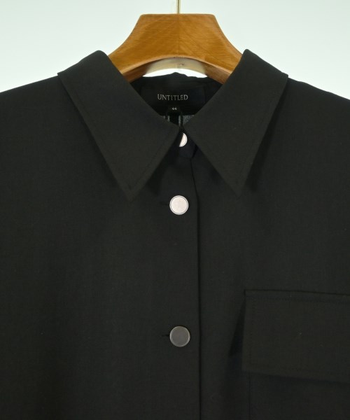 UNTITLED（アンタイトル）オールインワン/サロペット 黒 サイズ:44(XL位) レディース/2200620323017