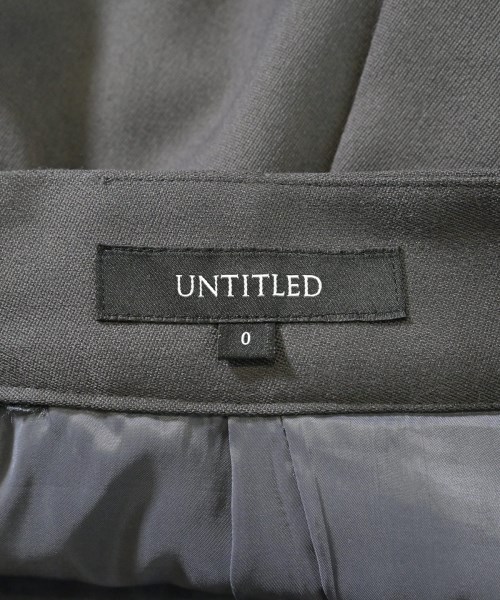 UNTITLED（アンタイトル）ロング・マキシ丈スカート グレー サイズ:0(XS位) レディース/2200624500032