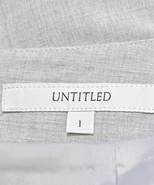 UNTITLED（アンタイトル）ひざ丈スカート グレー サイズ:1(S位) レディース/2200624677048