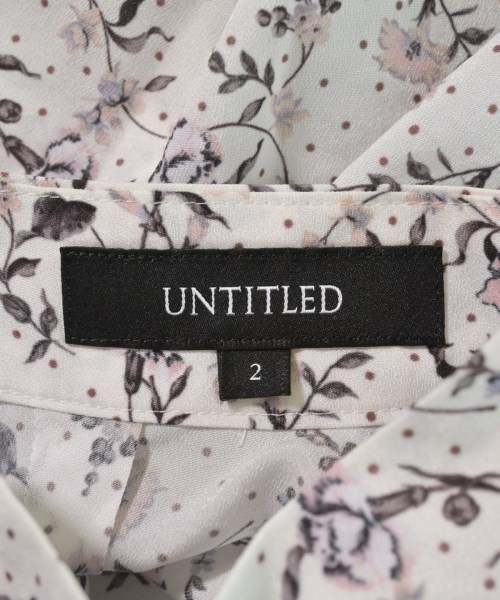 UNTITLED（アンタイトル）ブラウス 白 サイズ:2(M位) レディース/2200624152170