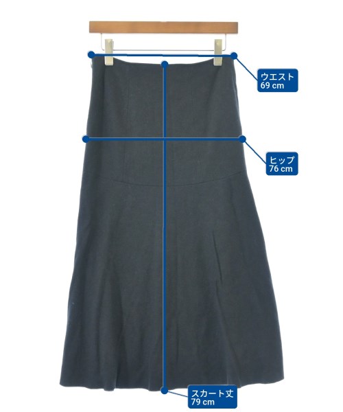 UNTITLED（アンタイトル）ロング・マキシ丈スカート 黒 サイズ:M レディース/2200615594125