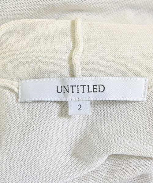 UNTITLED（アンタイトル）カーディガン 白 サイズ:2(M位) レディース/2200626727093