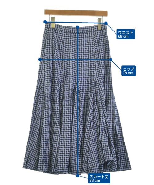 UNTITLED（アンタイトル）ロング・マキシ丈スカート 青 サイズ:2(M位) レディース/2200615386010