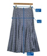 UNTITLED（アンタイトル）ロング・マキシ丈スカート 青 サイズ:2(M位) レディース/2200615386010