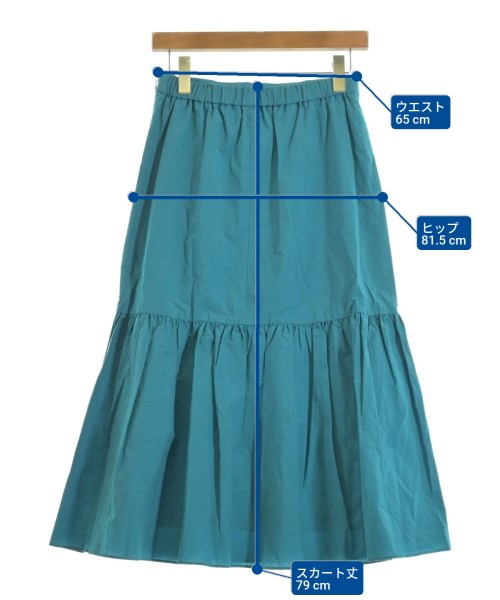 UNTITLED（アンタイトル）ロング・マキシ丈スカート 青 サイズ:2(M位) レディース/2200615386027