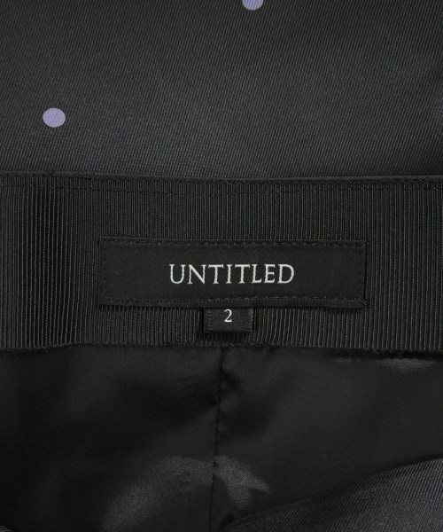 UNTITLED（アンタイトル）ロング・マキシ丈スカート 黒 サイズ:2(M位) レディース/2200615386034