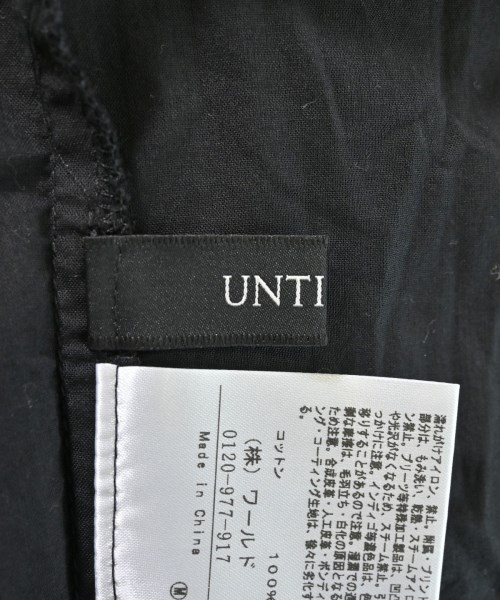 UNTITLED（アンタイトル）ブラウス 黒 サイズ:0(XS位) レディース/2200616339022