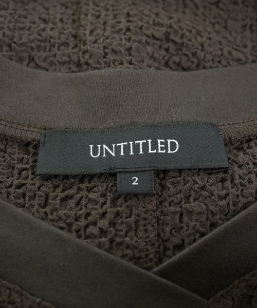 UNTITLED（アンタイトル）ワンピース 茶 サイズ:2(M位) レディース/2200628485090