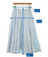 UNTITLED（アンタイトル）ロング・マキシ丈スカート 青 サイズ:2(M位) レディース/2200614909012