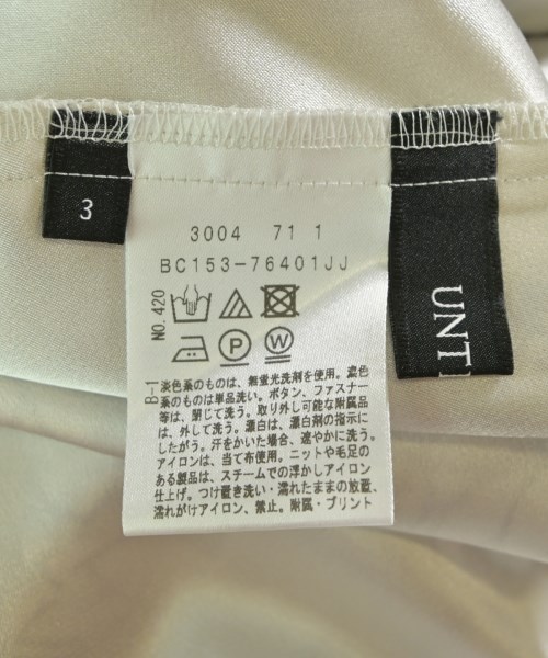 UNTITLED（アンタイトル）ロング・マキシ丈スカート 白 サイズ:3(L位) レディース/2200614909036