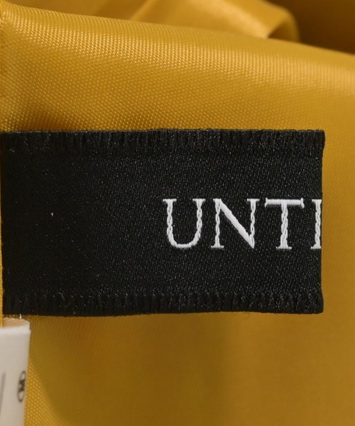 UNTITLED（アンタイトル）ロング・マキシ丈スカート 黄 サイズ:3(L位) レディース/2200614909043