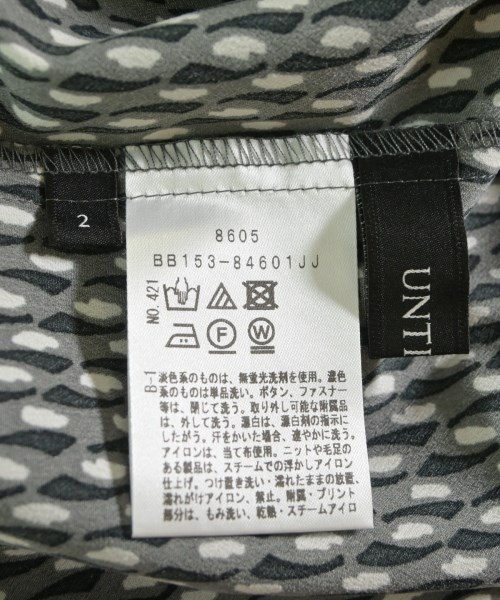 UNTITLED（アンタイトル）ブラウス グレー サイズ:2(M位) レディース/2200614909104