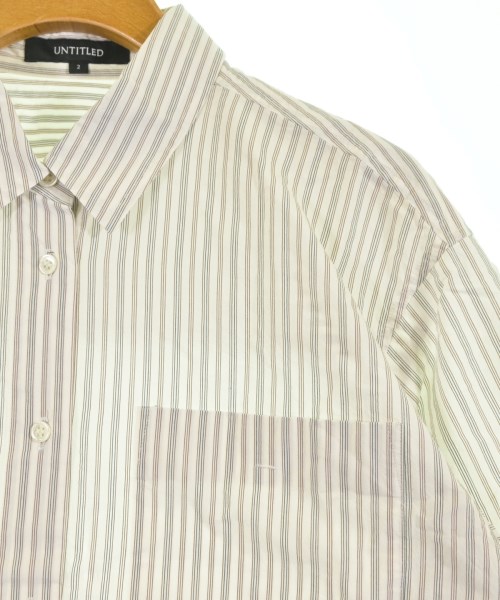UNTITLED（アンタイトル）カジュアルシャツ 白 サイズ:2(M位) レディース/2200614909111