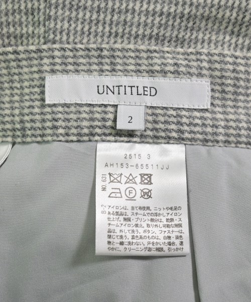 UNTITLED（アンタイトル）スラックス グレー サイズ:2(M位) レディース/2200617991045