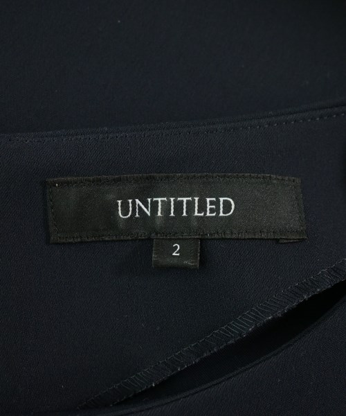 UNTITLED（アンタイトル）ブラウス 紺 サイズ:2(M位) レディース/2200617674146