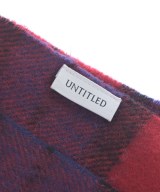 UNTITLED（アンタイトル）ストール 赤 サイズ:- レディース/2200618001071