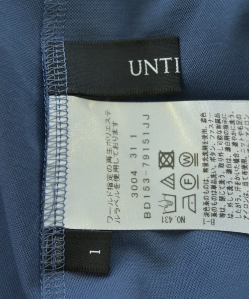 UNTITLED（アンタイトル）ロング・マキシ丈スカート 青 サイズ:1(S位) レディース/2200618216086