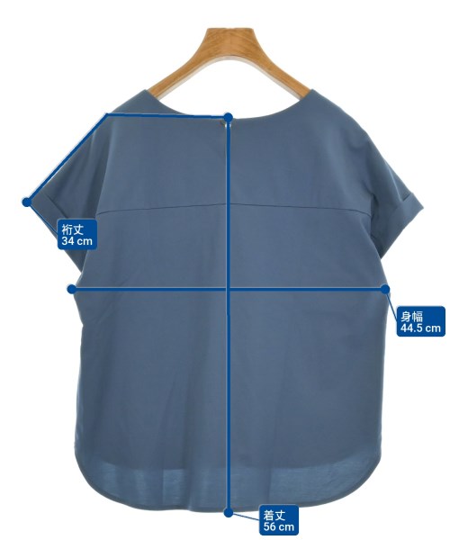 UNTITLED（アンタイトル）ブラウス 青 サイズ:2(M位) レディース/2200618216130