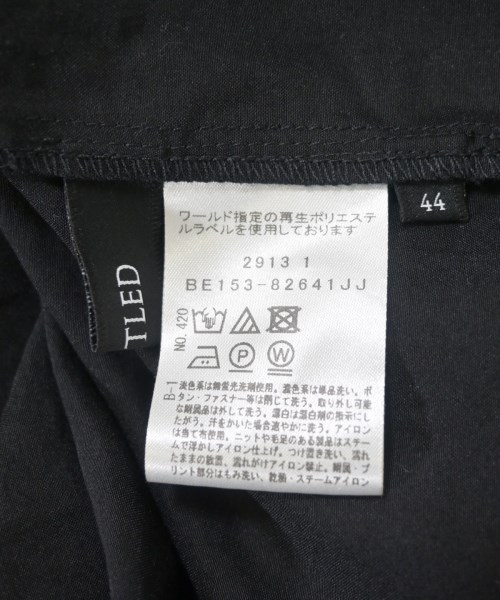 UNTITLED（アンタイトル）カジュアルシャツ 黒 サイズ:44(XL位) レディース/2200618342037