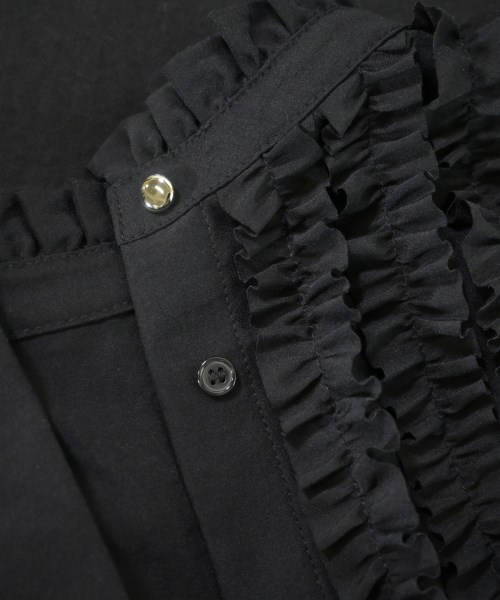 UNTITLED（アンタイトル）カジュアルシャツ 黒 サイズ:44(XL位) レディース/2200618342037