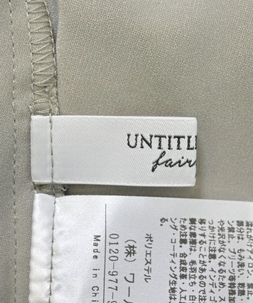UNTITLED（アンタイトル）その他 グレー サイズ:1(S位) レディース/2200618012077