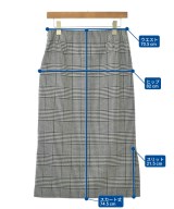 UNTITLED（アンタイトル）ロング・マキシ丈スカート グレー サイズ:M レディース/2200620969017