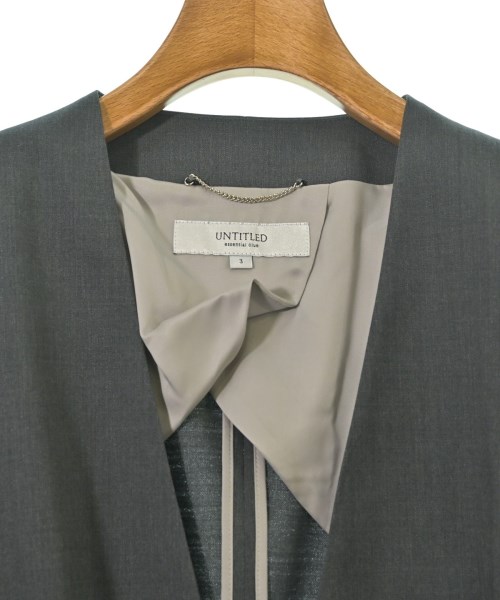 UNTITLED（アンタイトル）ジャケット グレー サイズ:3(L位) レディース/2200631344056