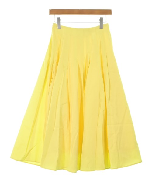 UNTITLED（アンタイトル）ロング・マキシ丈スカート 黄 サイズ:1(S位) レディース/2200618022076