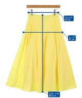 UNTITLED（アンタイトル）ロング・マキシ丈スカート 黄 サイズ:1(S位) レディース/2200618022076