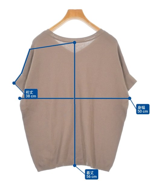 UNTITLED（アンタイトル）ニット・セーター 茶 サイズ:2(M位) レディース/2200619595029