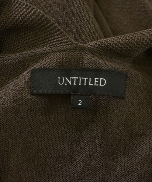 UNTITLED（アンタイトル）カーディガン 茶 サイズ:2(M位) レディース/2200620312035