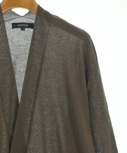 UNTITLED（アンタイトル）カーディガン 茶 サイズ:2(M位) レディース/2200620312035