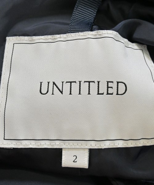UNTITLED（アンタイトル）ダウンジャケット/ダウンベスト 紺 サイズ:2(M位) レディース/2200629414273