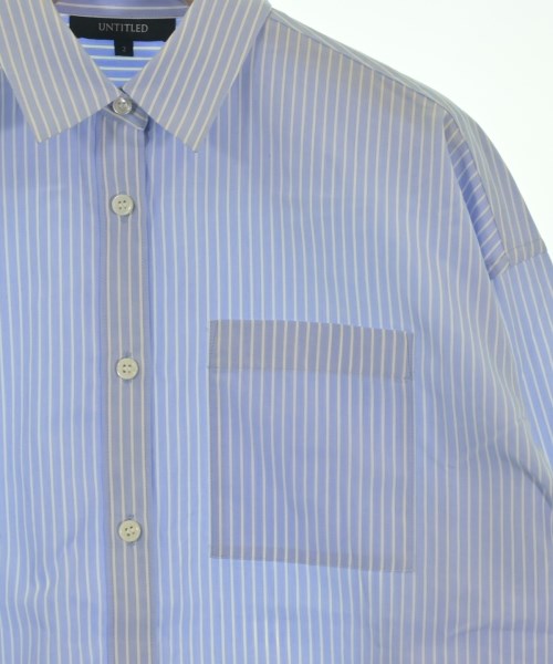 UNTITLED（アンタイトル）ドレスシャツ 青 サイズ:2(M位) レディース/2200617312017