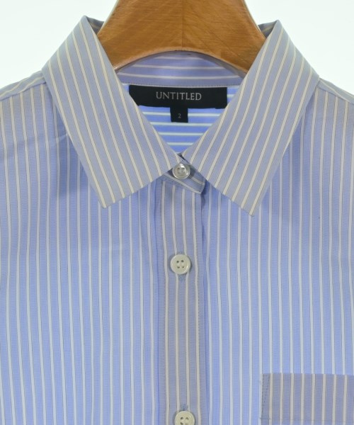 UNTITLED（アンタイトル）ドレスシャツ 青 サイズ:2(M位) レディース/2200617312017
