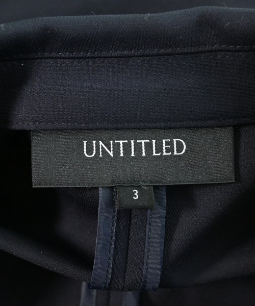 UNTITLED（アンタイトル）テーラードジャケット 紺 サイズ:3(L位) レディース/2200619519117