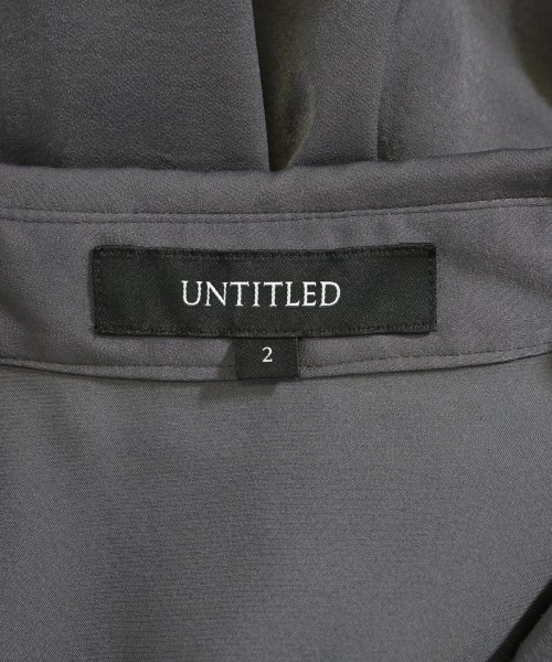 UNTITLED（アンタイトル）カジュアルシャツ グレー サイズ:2(M位) レディース/2200604135117