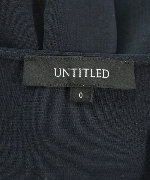 UNTITLED（アンタイトル）ブラウス 紺 サイズ:0(XS位) レディース/2200606659048