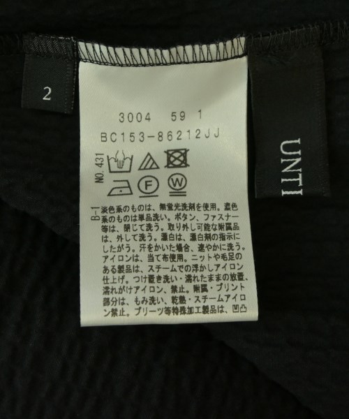 UNTITLED（アンタイトル）ブラウス 黒 サイズ:F レディース/2200606528061