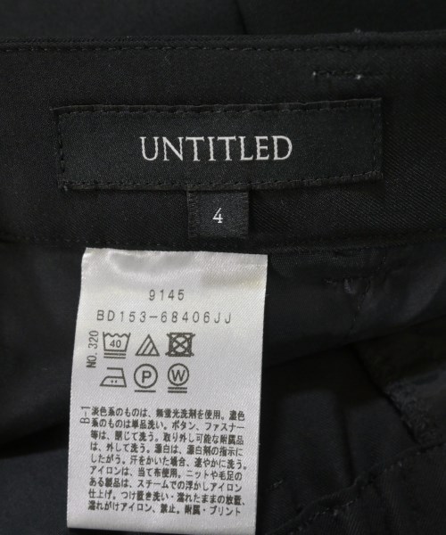 UNTITLED（アンタイトル）その他 黒 サイズ:4(XL位) レディース/2200607367058