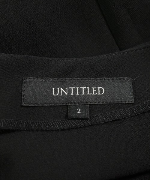 UNTITLED（アンタイトル）ワンピース 黒 サイズ:2(M位) レディース/2200606972079