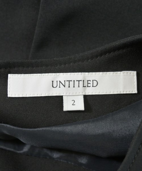 UNTITLED（アンタイトル）ワンピース 黒 サイズ:2(M位) レディース/2200606985031