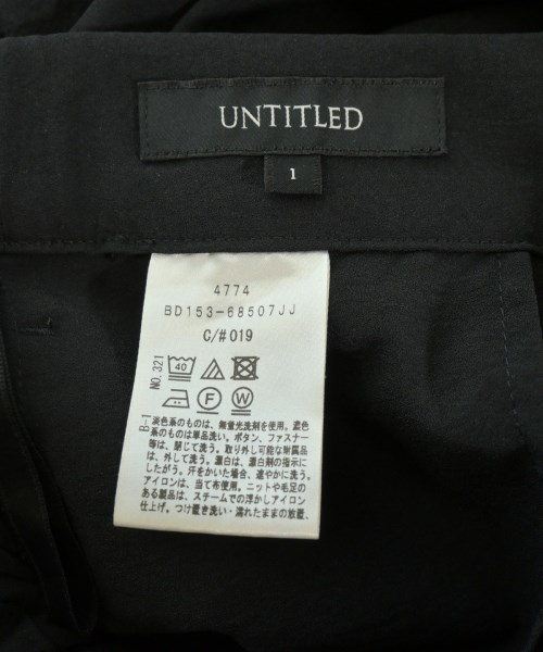 UNTITLED（アンタイトル）その他 黒 サイズ:1(S位) レディース/2200607406245