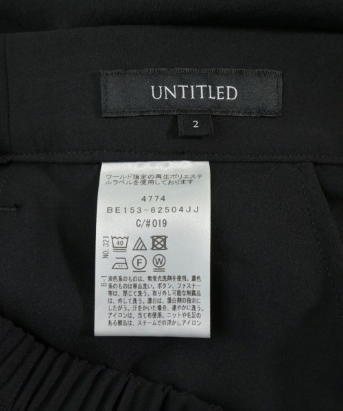 UNTITLED（アンタイトル）その他 黒 サイズ:2(M位) レディース/2200607406252