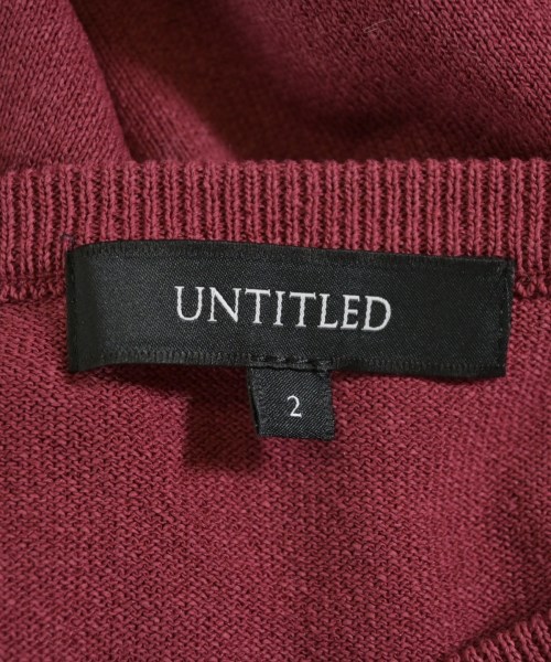 UNTITLED（アンタイトル）ニット・セーター 赤 サイズ:2(M位) レディース/2200609376072