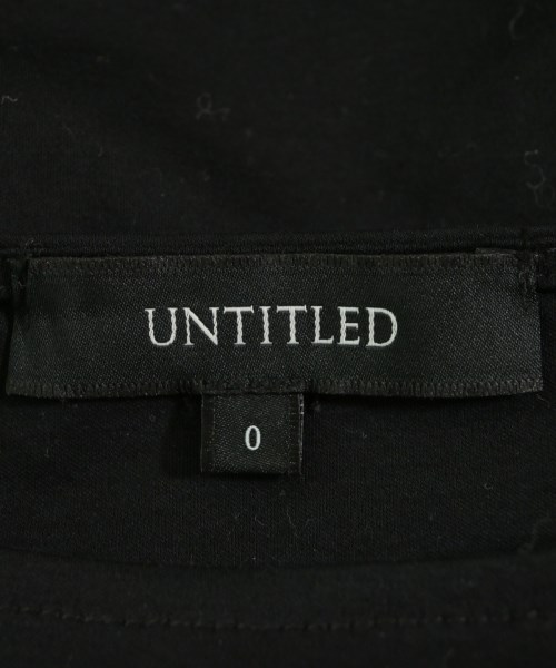 UNTITLED（アンタイトル）Tシャツ・カットソー 黒 サイズ:0(XS位) レディース/2200604913012