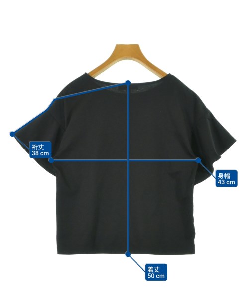 UNTITLED（アンタイトル）Tシャツ・カットソー 黒 サイズ:0(XS位) レディース/2200604913012
